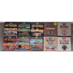 Tony Hillerman 10 Audiobook CD Lot Leaphorn & Chee Navajo Mysteries Unabridged